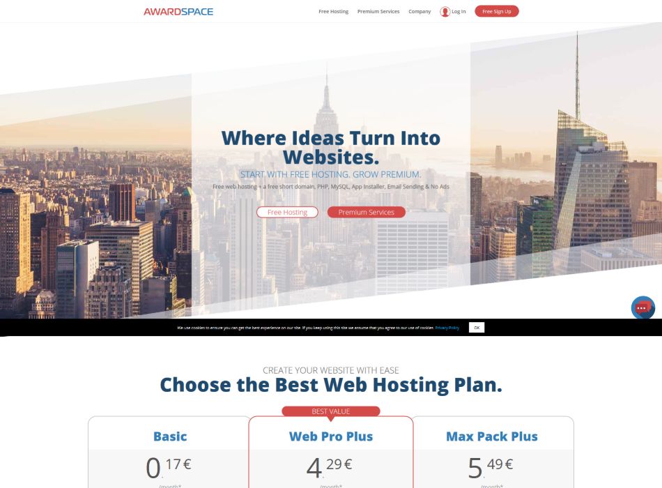 Free-wordpress-hosting-AwardSpace