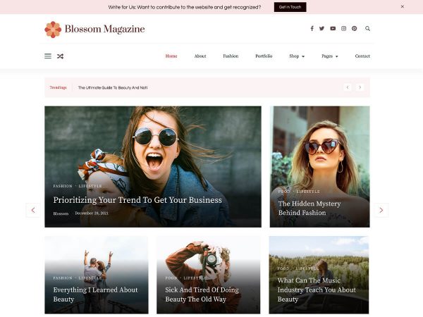 Blossom Magazine Pro WordPress Theme