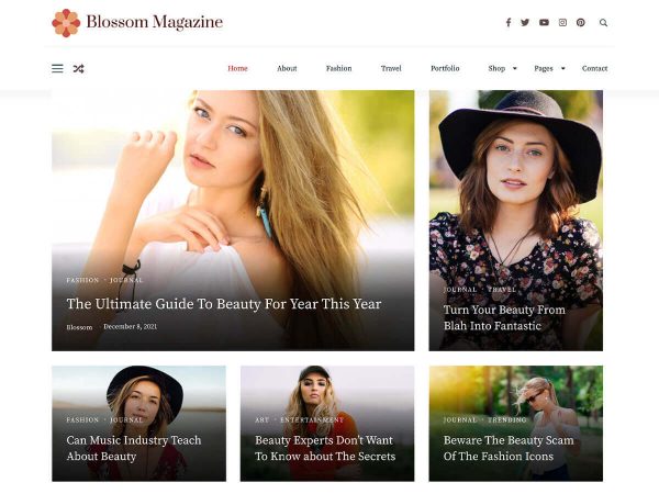 Blossom Magazine WordPress Theme