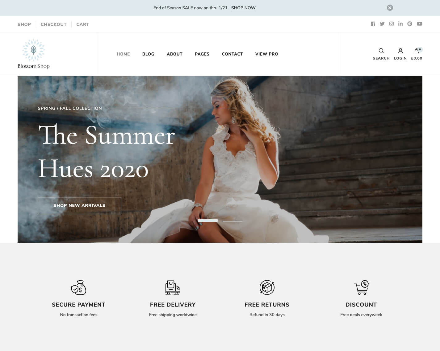 Blossom Shop Free WordPress Theme