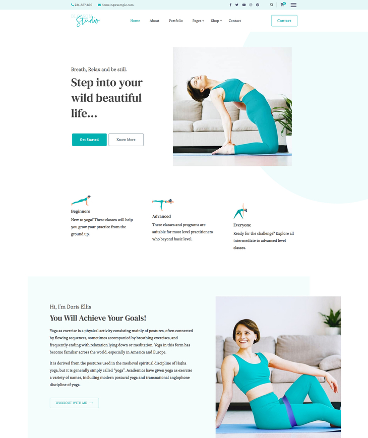 Blossom Studio Free Wordpress Theme