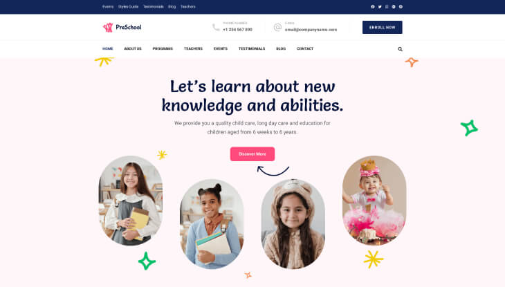 Education Zone Pro - PreSchool Template