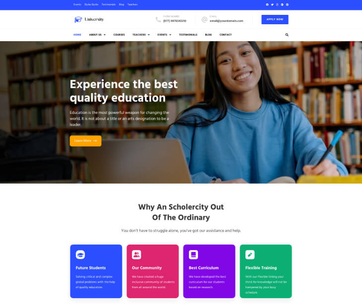 Education Zone Pro - University Template