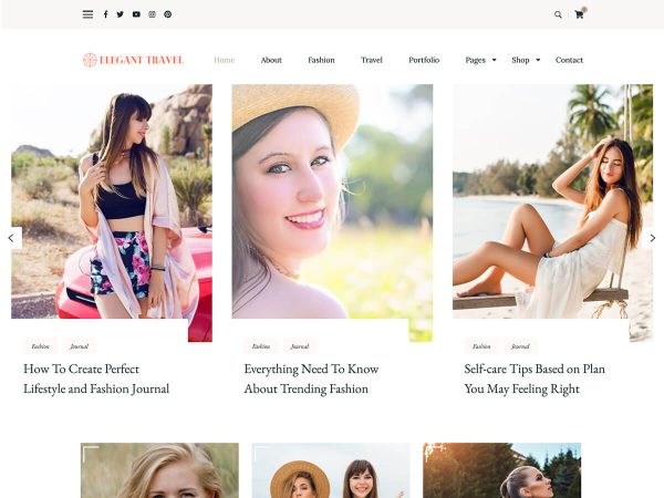 Elegant Travel Free WordPress Theme