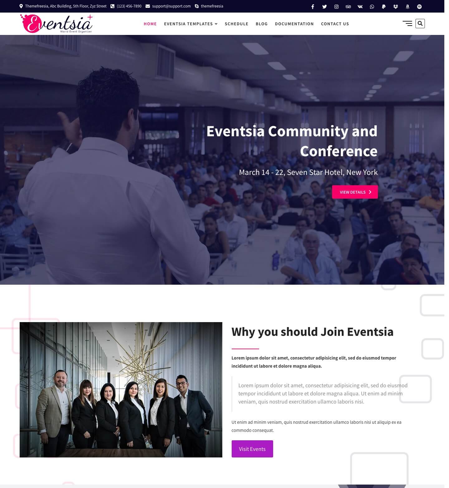 Eventsia Plus