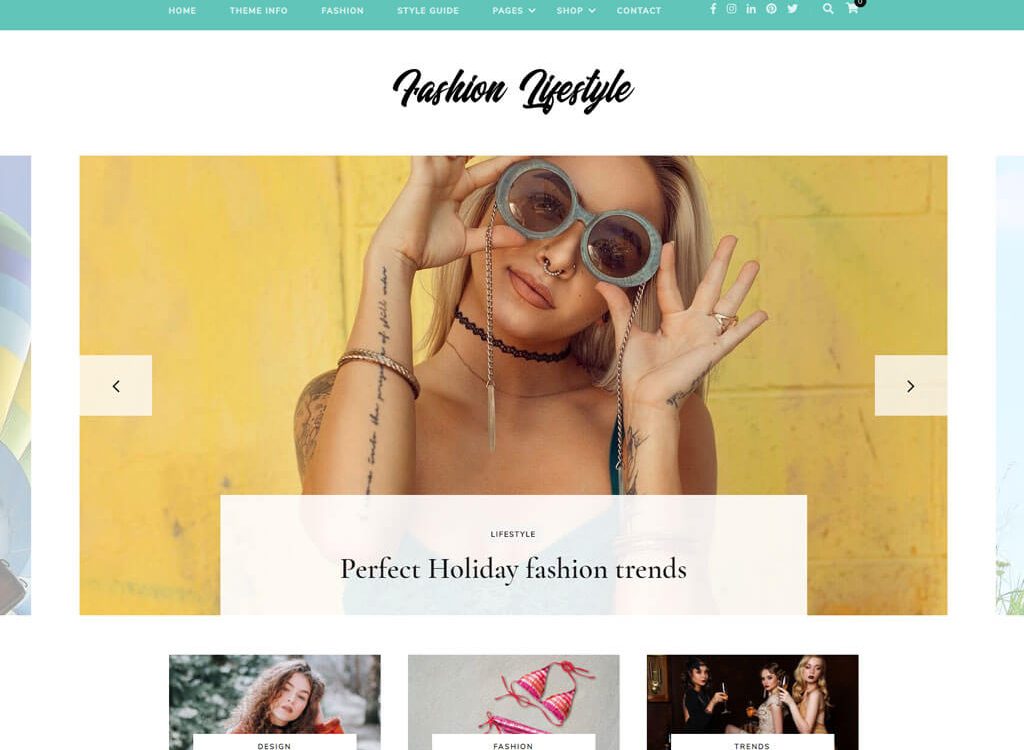 Fashion Lifestyle Free WordPress Theme