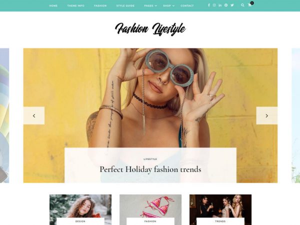 Fashion Lifestyle Free WordPress Theme