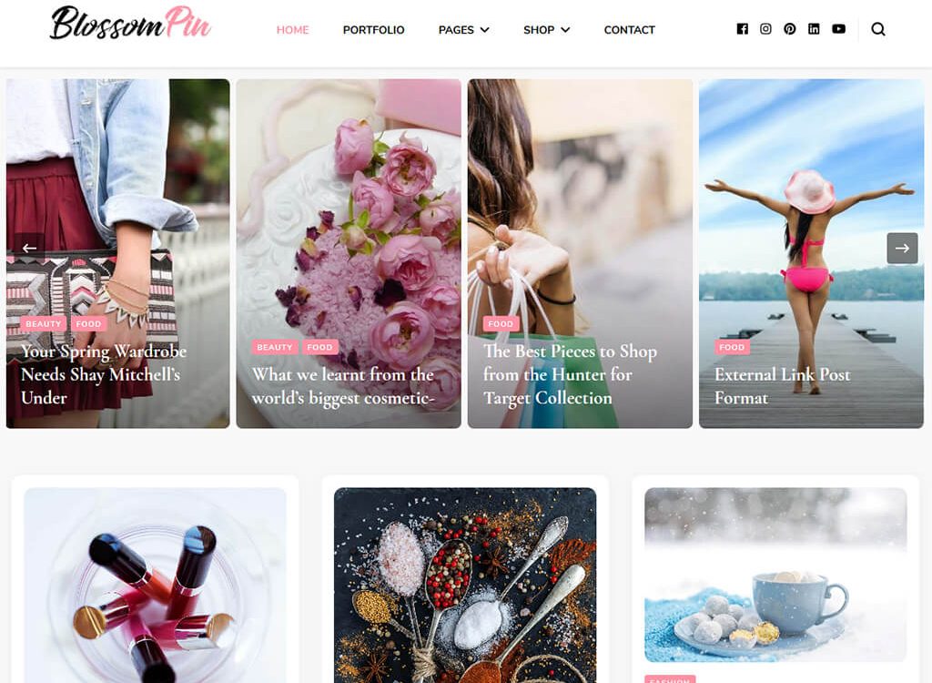 Blossom Pin Free WordPress Theme