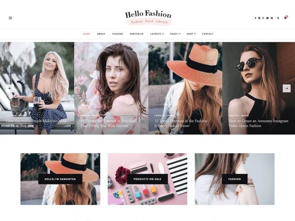 Hello Fashion WordPress Theme