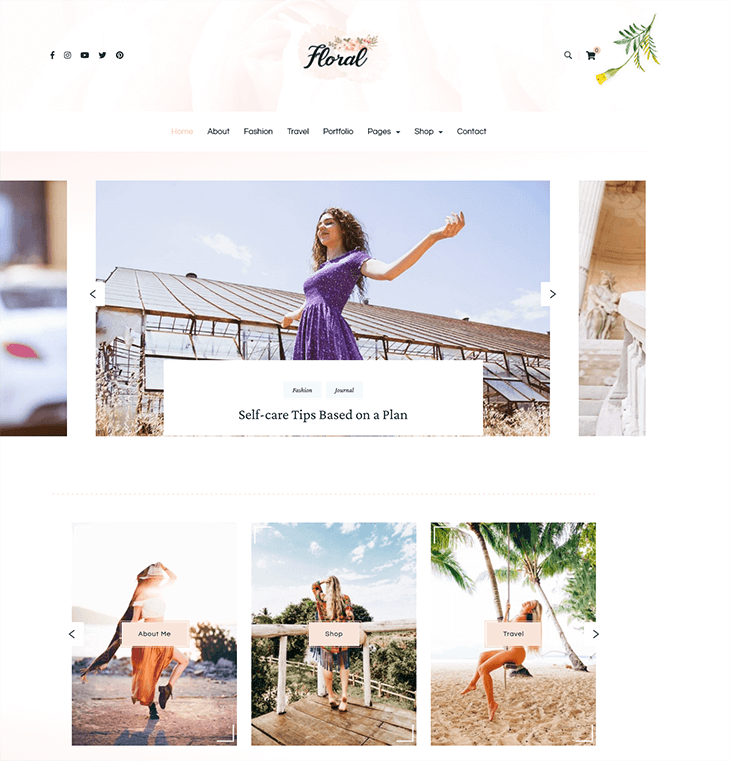 Blossom Floral Pro Blogging WordPress Theme