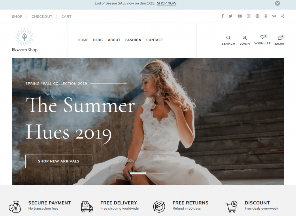 Blossom Shop Pro WordPress Theme