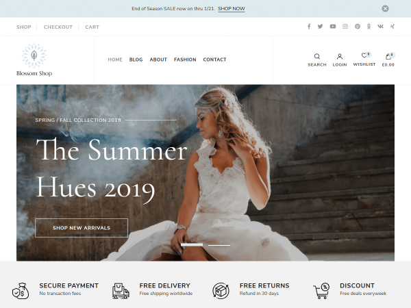 Blossom Shop Pro WordPress Theme