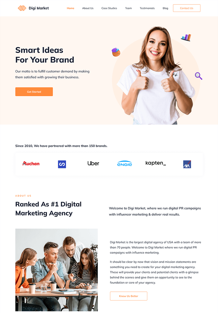 Digital Marketing Rishi Theme