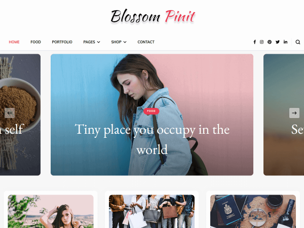 Blossom PinIt WordPress Theme