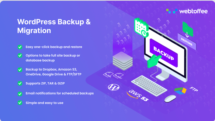 WordPress Backup and Migration plugin